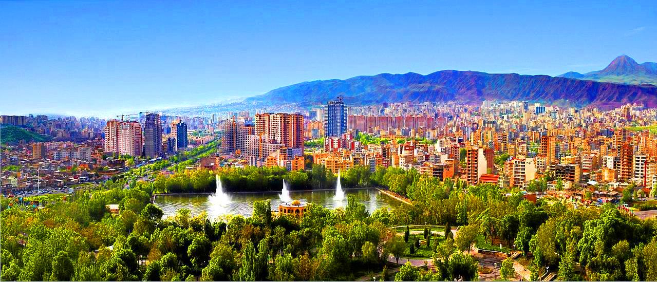 Vista de la ciudad de Tabriz