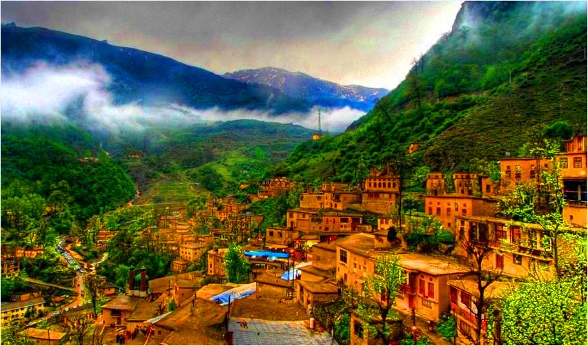 Das historische und touristische Dorf Masuleh