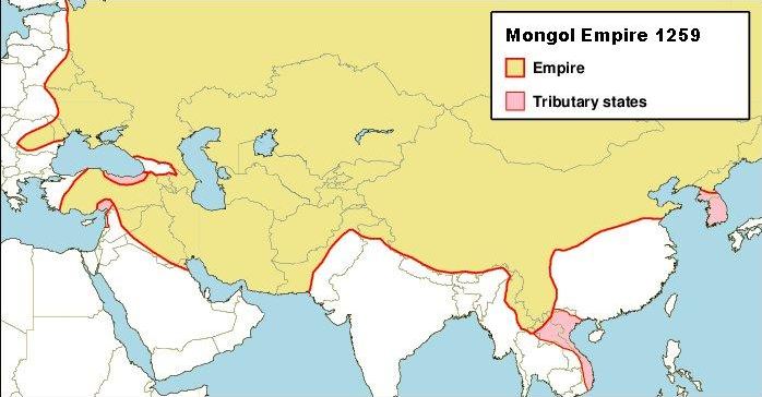 قلمرو امپراتوری مغول